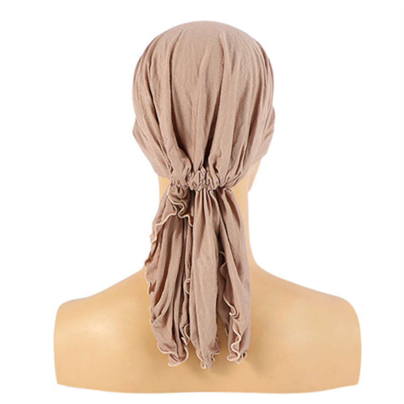 New swallow tail cover arc bottom cap national style mercerized cotton Baotou cap