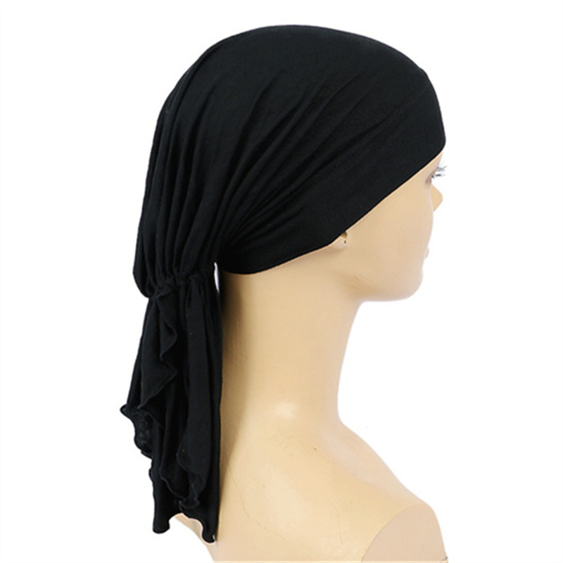 New swallow tail cover arc bottom cap national style mercerized cotton Baotou cap
