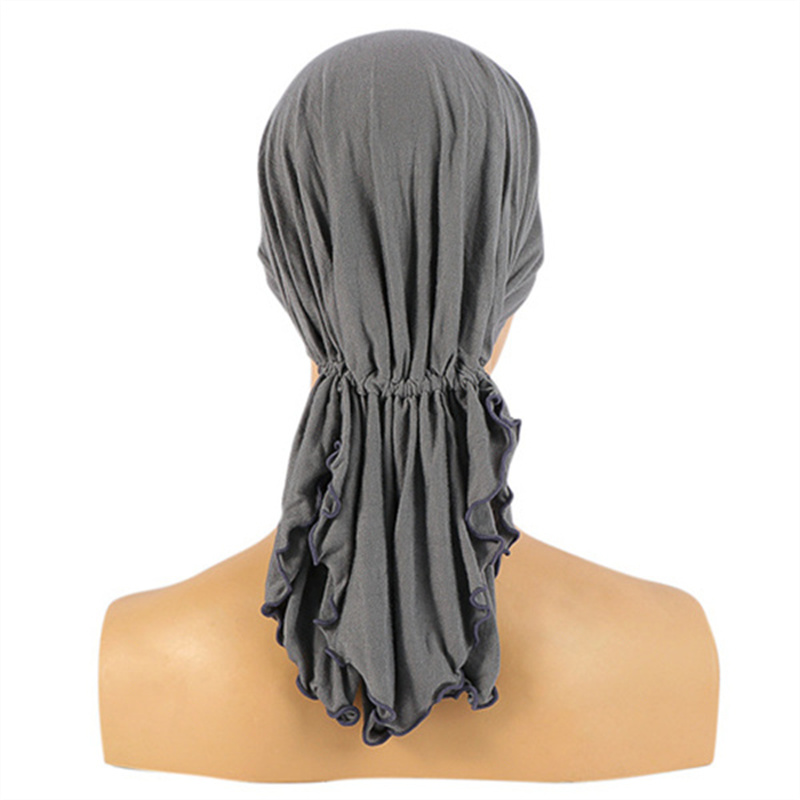 New swallow tail cover arc bottom cap national style mercerized cotton Baotou cap