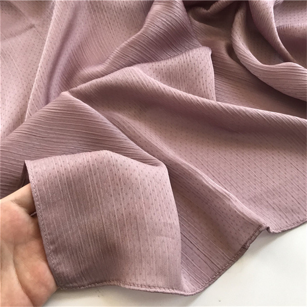 2022 New Color Dot Crepe Chiffon Shawl Scarf wholesale
