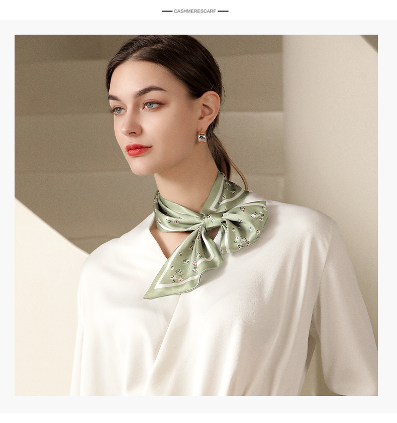 Fashion bag decoration small square scarf silk scarf wholesale