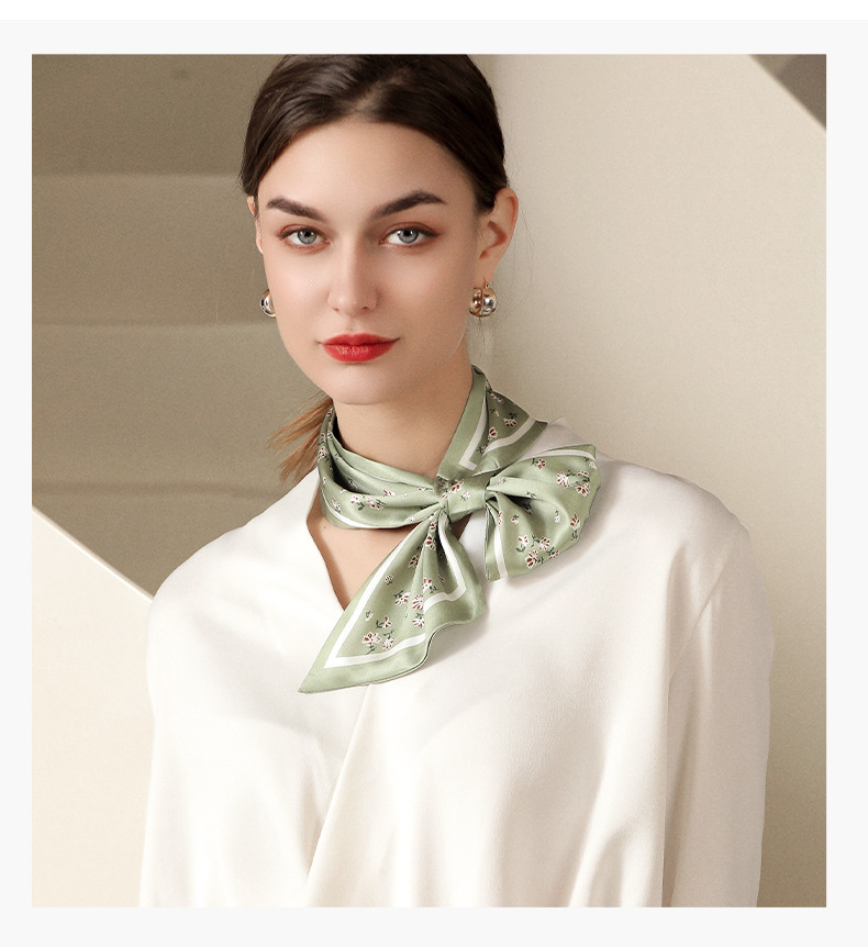 Fashion bag decoration small square scarf silk scarf wholesale