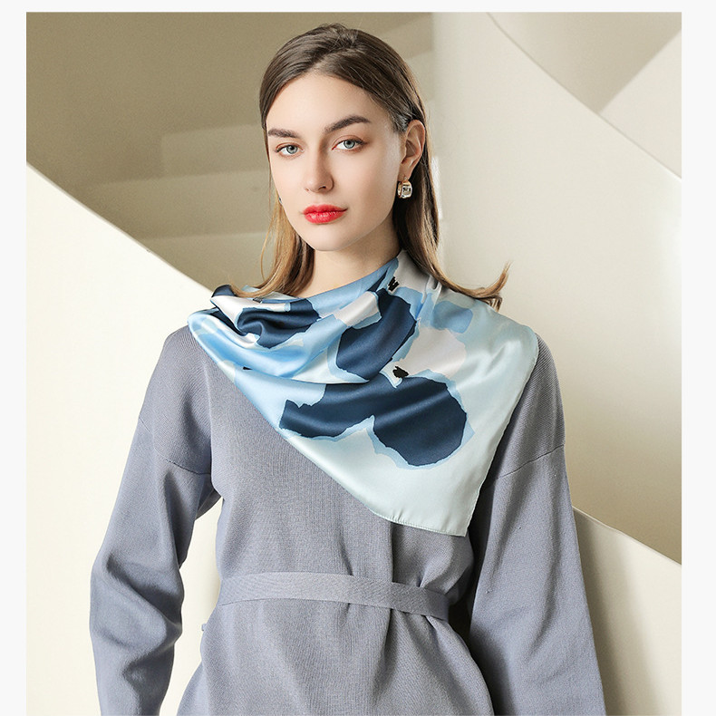 Dream point silk scarf womens Fashion Square Scarf bag silk scarf decoration wholesale