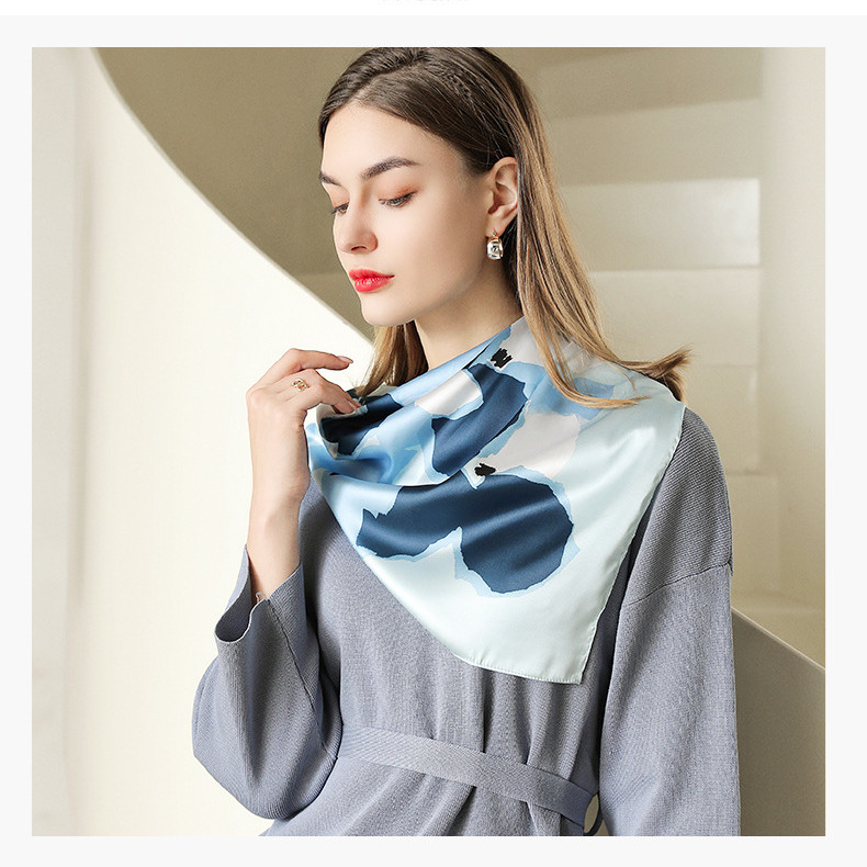 Dream point silk scarf womens Fashion Square Scarf bag silk scarf decoration wholesale