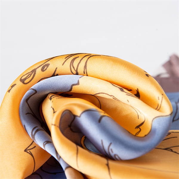 Imitation silk scarf 70 square scarf printed scarf wholesale