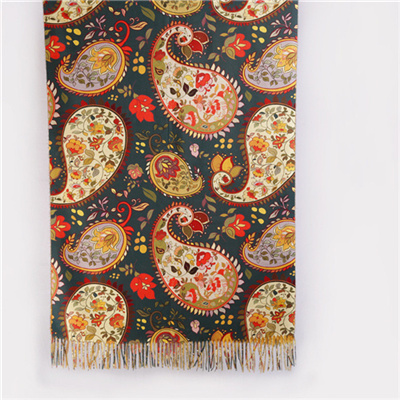 Imitation Cashmere Digital Printing Scarf Thickening Thermal Shawl Wholesale