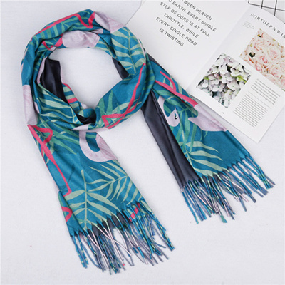 Imitation Cashmere Digital Printing Scarf Thickening Thermal Shawl Wholesale
