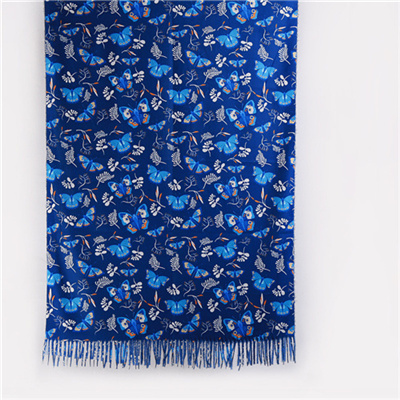 Imitation Cashmere Digital Printing Scarf Thickening Thermal Shawl Wholesale