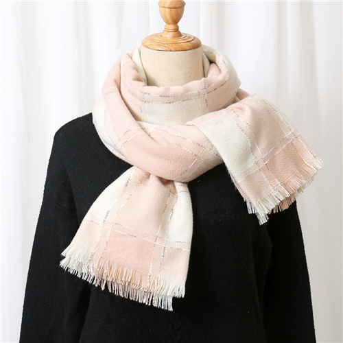 British plaid scarf wild fringed scarf warm thickened shawl wholesale