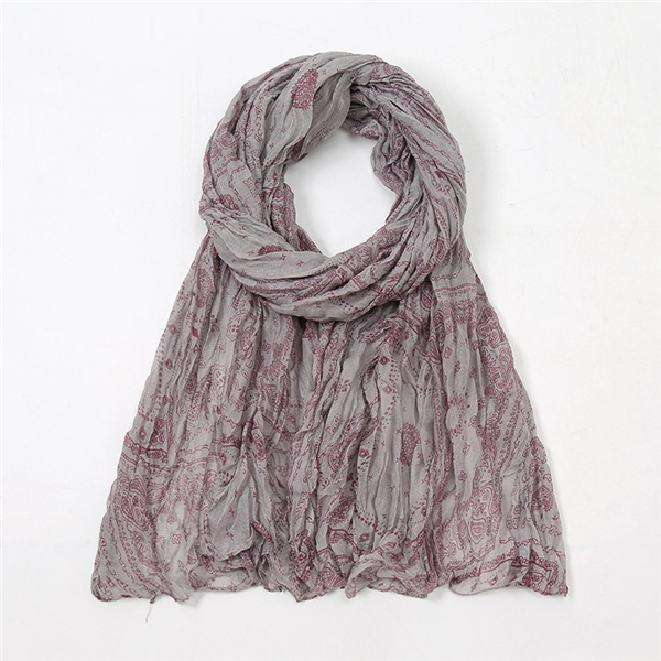 Retro fashion cashew flower print scarf bali yarn thermal shawl wholesale