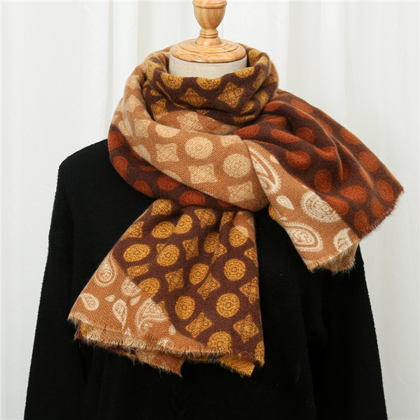 New cashew printing scarf womens cashmere scarf shawl wholesale