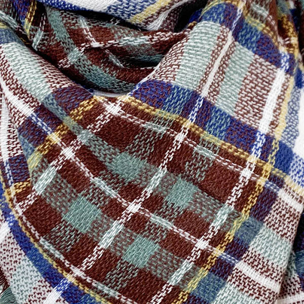British plaid scarf OEM women 140cm square scarf cashmere scarf manufacturers