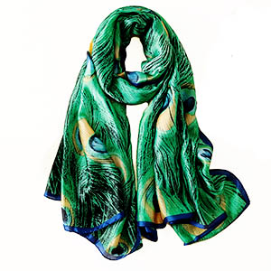 Imitation silk scarf color lattice fashion decoration sunscreen shawl womens medium length silk scarf