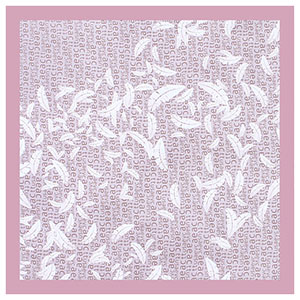 Feathers flying soft silk square scarf wholesale