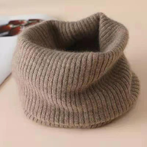 Women scarf warm and versatile decorative knitted scarf
