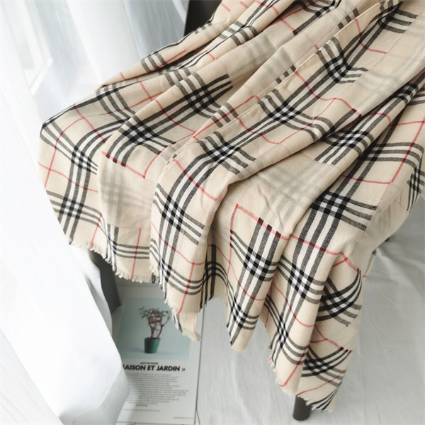 Double double sided plaid scarf new scarf ladies shawl classic versatile mens scarf wholesale