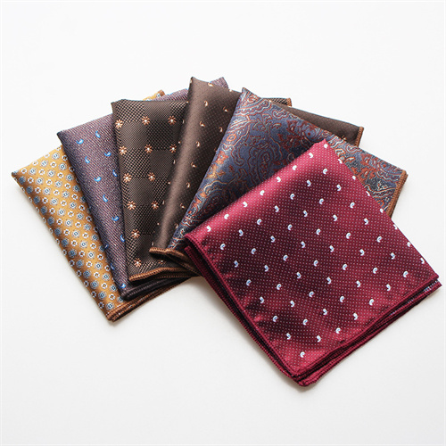 New England vintage pattern pocket scarf mens suit pocket scarf handkerchief scarf Korean dress bra scarf