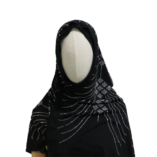Diamond encrusted chiffon scarf headscarf cover headscarf wholesale bandana
