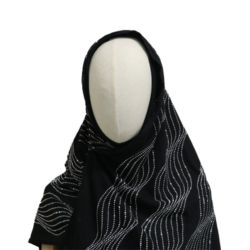 Diamond encrusted chiffon scarf headscarf cover headscarf wholesale bandana