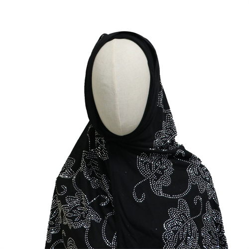 Diamond encrusted chiffon scarf headscarf cover headscarf wholesale bandana