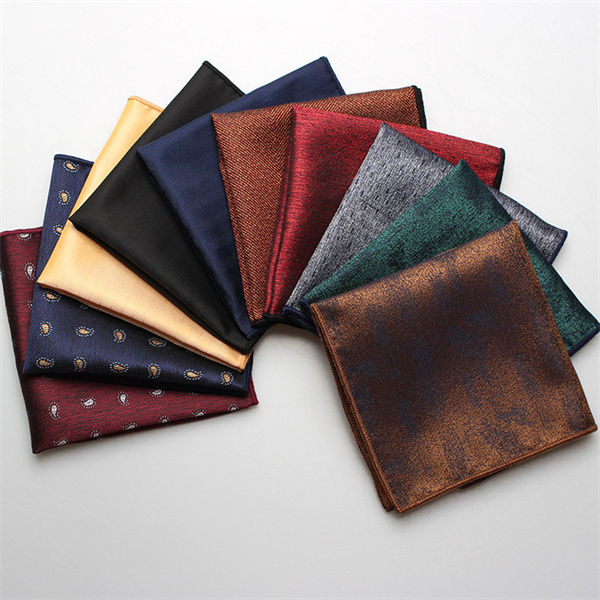 A variety of styles of pocket towel gentleman suit mens shirt pocket towel high end banquet small square scarf wholesale