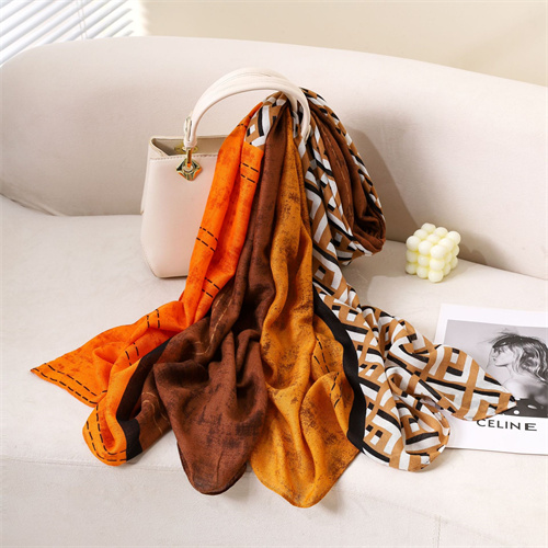 New air conditioning shawl cotton and linen panels atmospheric fashionable versatile light and breathable scarf shawl