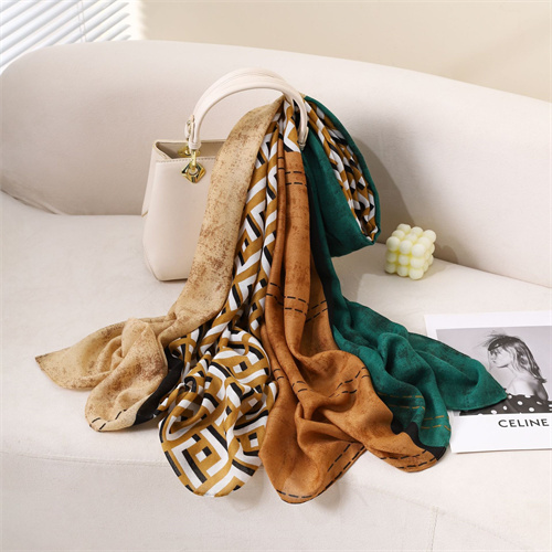 New air conditioning shawl cotton and linen panels atmospheric fashionable versatile light and breathable scarf shawl
