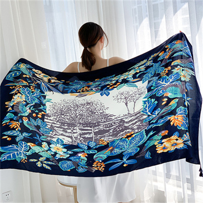 New thickened twill cotton print ethnic style scarf warmth ladies versatile shawl scarf wholesale