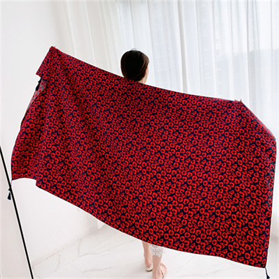 New explosive Internet celebrity thickened retro ethnic style sunscreen shawl versatile cotton linen scarf woman
