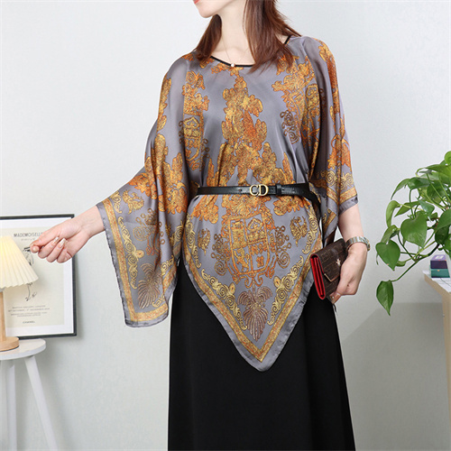 New imitation silk pullover sunscreen scarf shawl womens wholesale