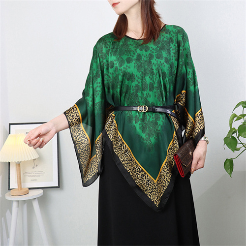New imitation silk pullover sunscreen scarf shawl womens wholesale