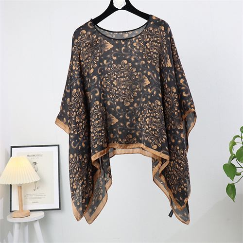 New imitation silk pullover sunscreen scarf shawl womens wholesale