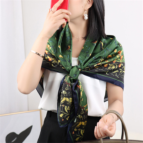 110x110 big square scarf beautiful damask new travel sun protection shawl scarf scarf scarf woman
