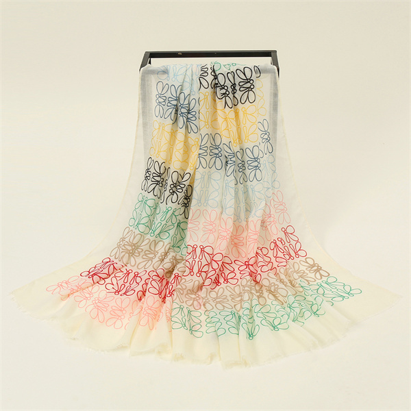 Spring and autumn new plain butterfly print couple scarf new cotton and linen feel warm shawl bag headscarf