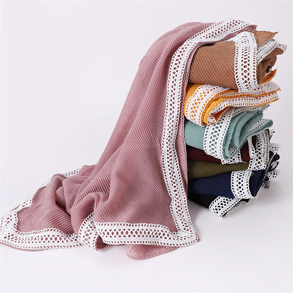New cotton and linen bandana lace embossed scarf scarf scarf wholesale