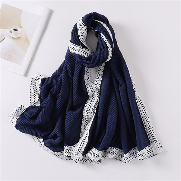 New cotton and linen bandana lace embossed scarf scarf scarf wholesale