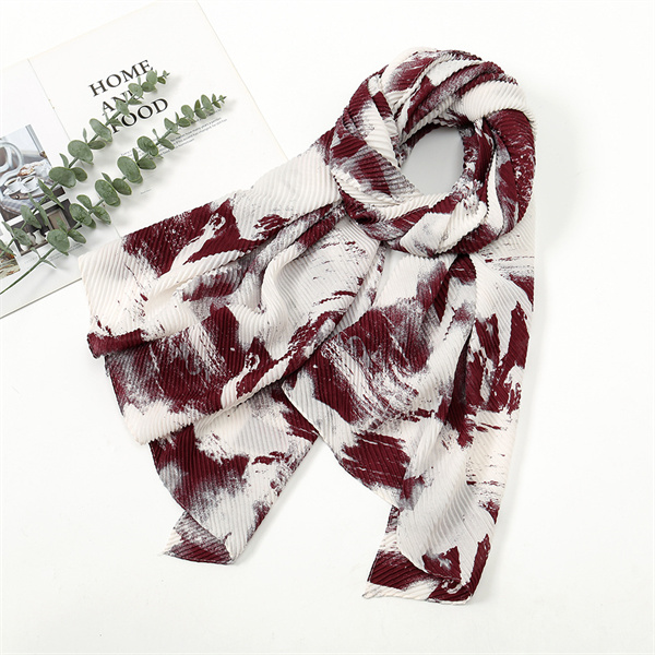 New tie dye cotton linen soft scarf women wrinkled fashion shawl wholesale