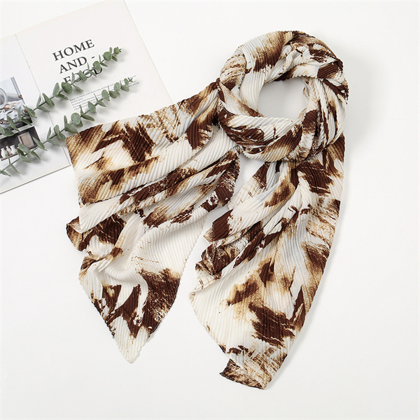 New tie dye cotton linen soft scarf women wrinkled fashion shawl wholesale