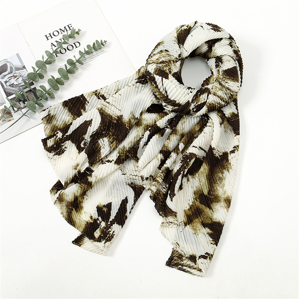 New tie dye cotton linen soft scarf women wrinkled fashion shawl wholesale
