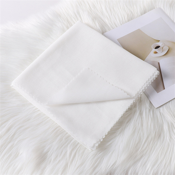 New style wrapped bandana 115CM cotton linen square scarf serrated edge scarf wholesale