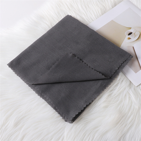 New style wrapped bandana 115CM cotton linen square scarf serrated edge scarf wholesale