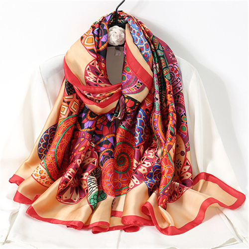 New shawl bag headscarf satin light breathable dual purpose wholesale