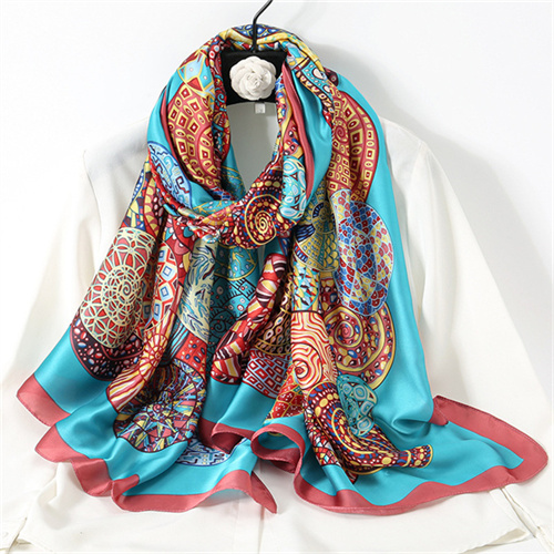 New shawl bag headscarf satin light breathable dual purpose wholesale