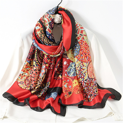 New shawl bag headscarf satin light breathable dual purpose wholesale