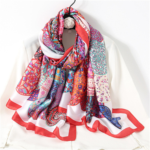 New shawl bag headscarf satin light breathable dual purpose wholesale