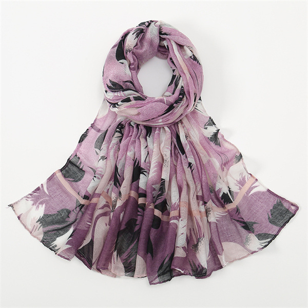 2023 new print light shawl bali breathable tie dye scarf wholesale