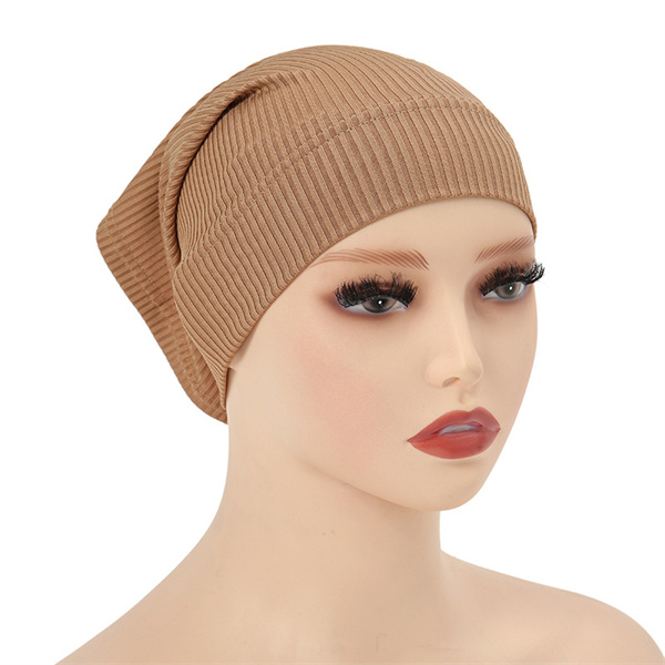 The new hot selling threaded cotton fabric small hat is versatile solid color uniform size bottom hat
