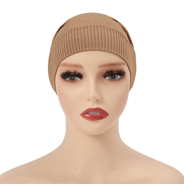 The new hot selling threaded cotton fabric small hat is versatile solid color uniform size bottom hat