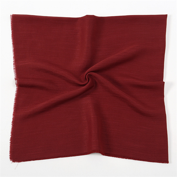 New hot selling bamboo cotton solid color 100 square scarf Versatile headscarf