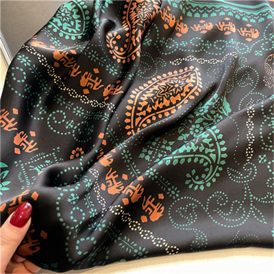 Cashew Fashion 110cm Beauty Brocade Summer Scarf Shawl Sun Protection Headscarf Square Scarf